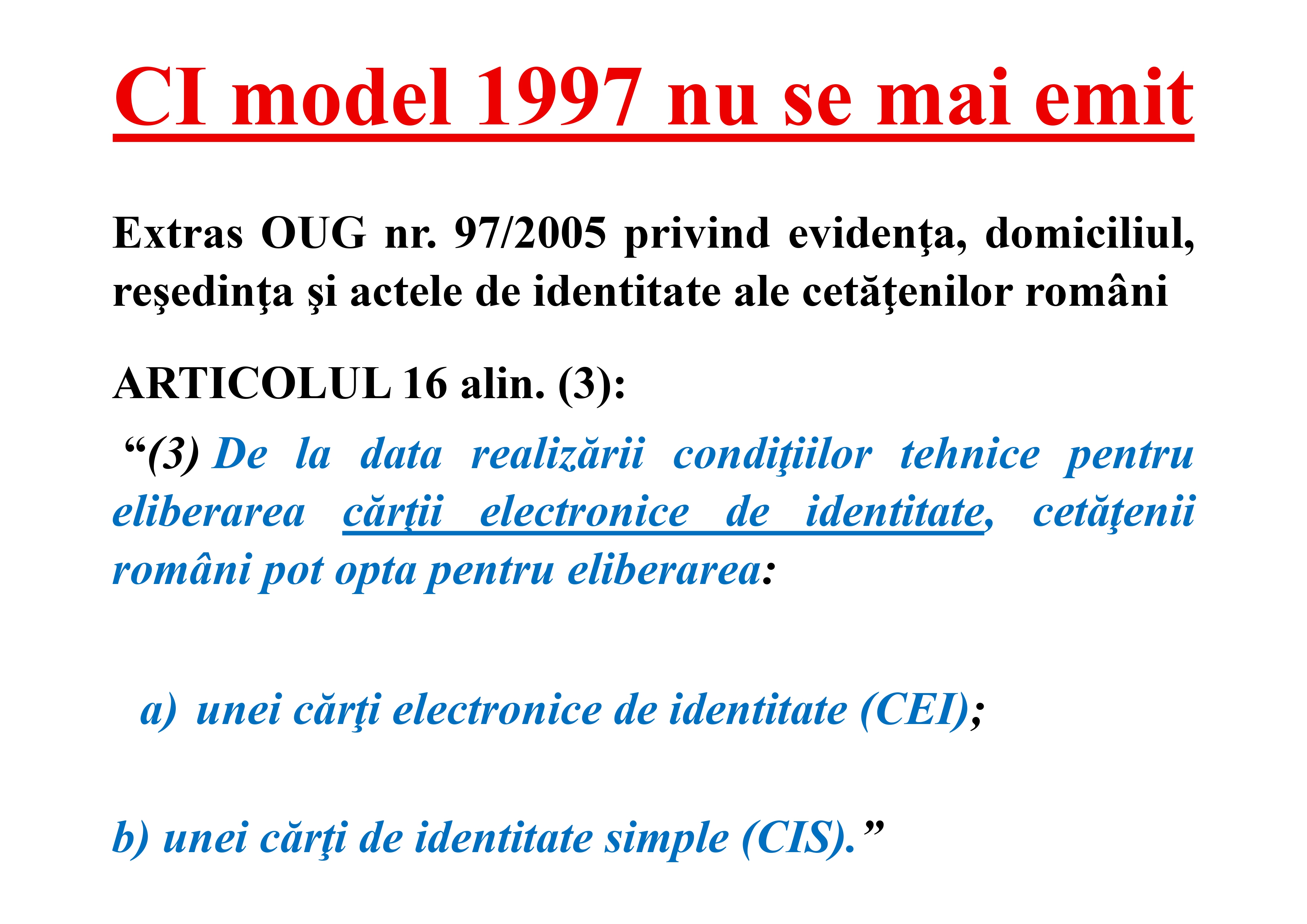 CI model 1997
